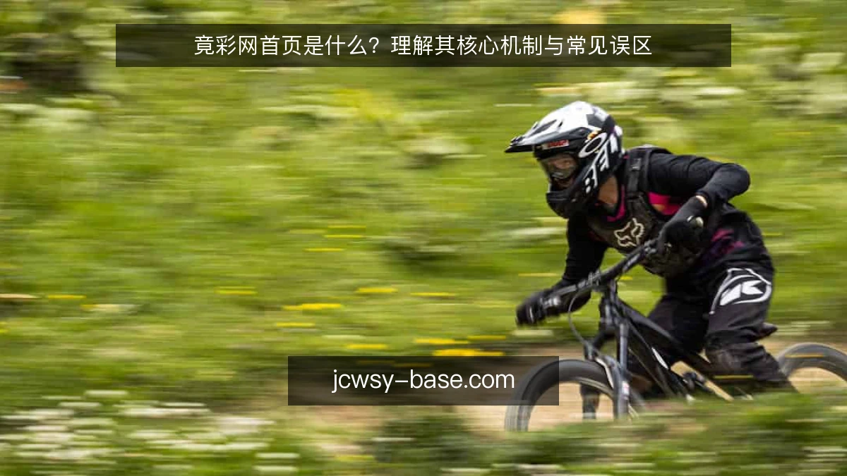 竟彩网首页是什么?理解其核心机制与常见误区